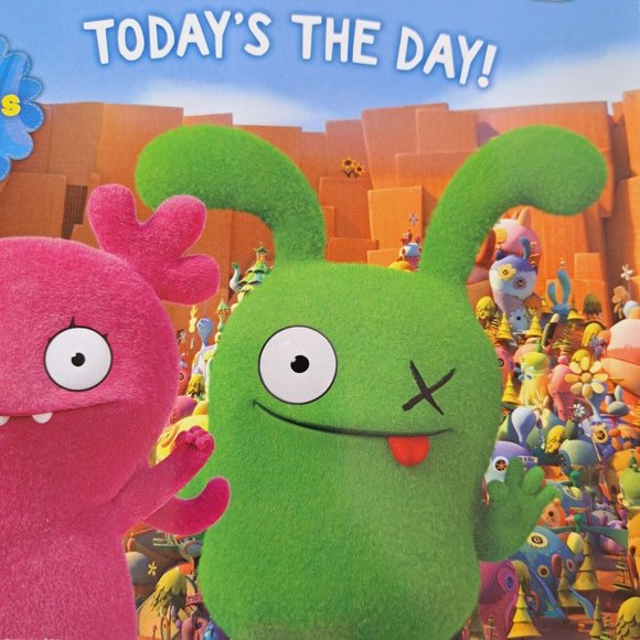 UglyDolls Child Book "Today's the Day" w Stickers NEW 2019 Paperback 21 Pages - Picture 6 of 11